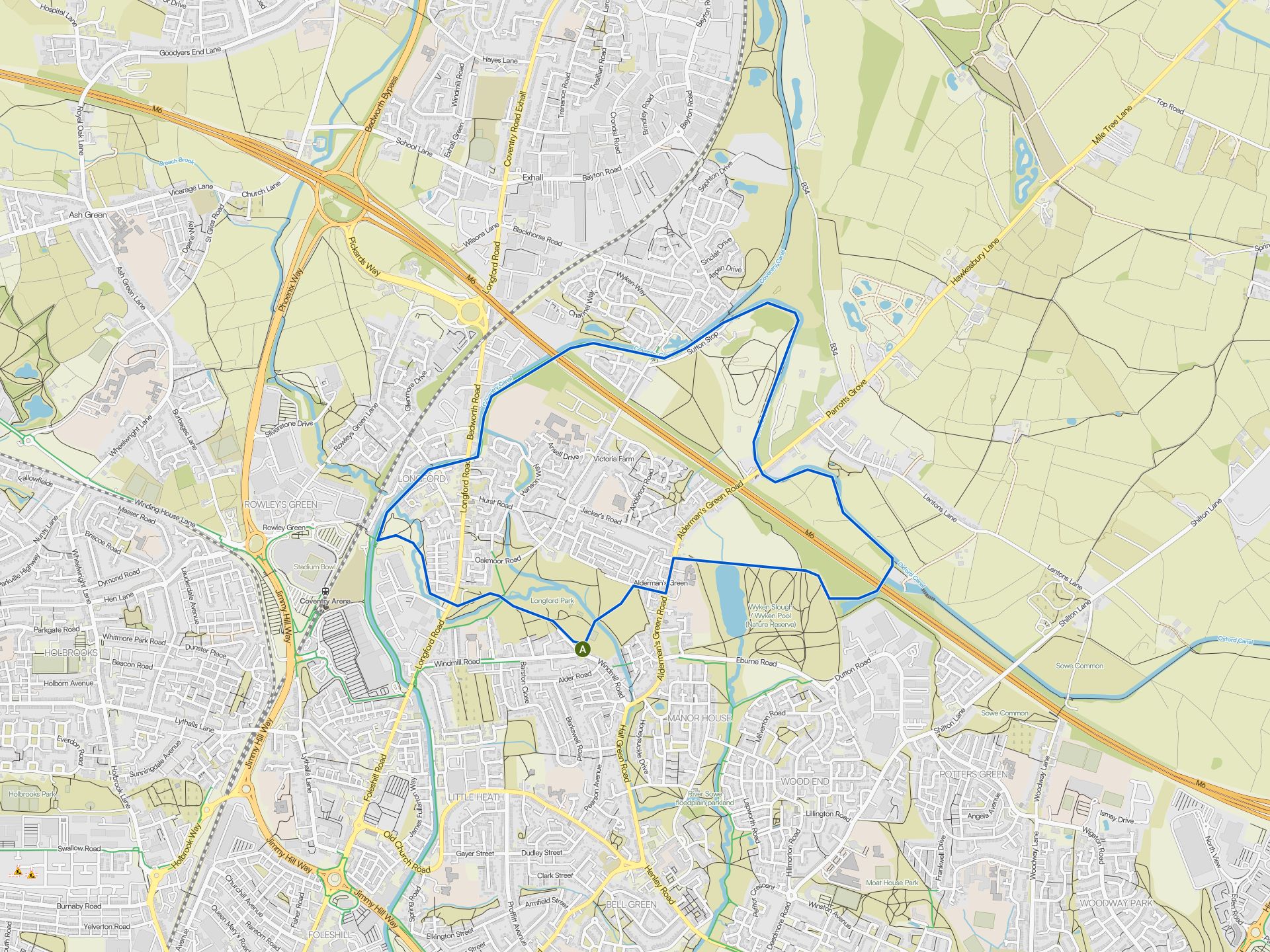 The best walks and hikes around Coventry | Komoot